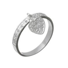 Anel Coração Brilhante - Cod 658 - Carlitos Joias, 28