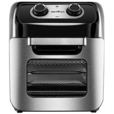 Fritadeira Elétrica 3 em 1 Sem Óleo Air Fry Britânia Oven BFR2300P 12 L – Preta/Inox
