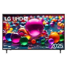 Smart TV LG 43`` 4K UHD AI 43UA8550PSA, WebOS 25, Processador alpha 7 4K AI Gen8, WiFi, Bluetooth, HDR10 Pro