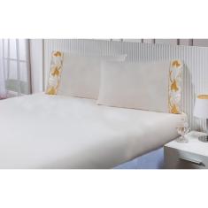 Jogo Lençol Casal King 1,98Mx1,93Mx40Cm 3 Peças 180 Fios