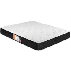 Colchão King Espuma D33 Black White Double Face 193x203x25 Castor