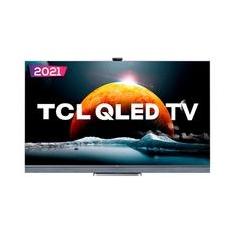 Smart TV QLED TCL Android TV 55 C825 UHD 4K, 4 HDMI, 2 USB, Bluetooth, Wifi, Alexa e Google Assistente, IA, Chumbo - 55C825