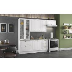 Cozinha Modulada Americana com 5 Peças Branco HP - Henn