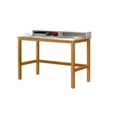 Escrivaninha Califórnia Off White/Amêndoa – Tebarrot Móveis