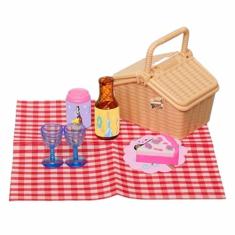 Brinquedo Educativo Cozinha Mini Picnic Infantil Princesas 8 Peças (Mini Picnic 8 Pçs YD-1022)