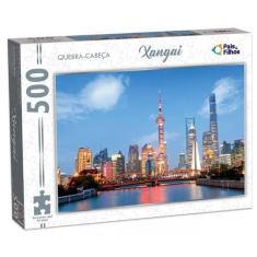 Quebra Cabeça Xangai China 500 Peças Puzzle Premium