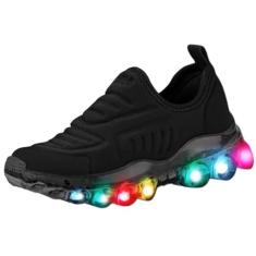Tenis Infantil Menino Slip On Led Luz Bibi Celebration
