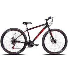 Bicicleta Aro 29 GTS Feel IRON 21 Marchas Freios A Disco-Unissex