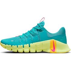 Nike Tênis masculino Free Metcon 5 Low, Dusty Cactus Fierce Pink Glacier Blue, 10.5