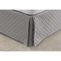 Saia Cama Box 1,28m larg Viuva Matelasse Ultrassonico - Nathalia Enxov
