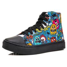 Tênis Cano Alto Halloween-Unissex