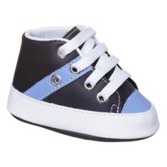 Tenis Sapatinho Bebe com Cadarço Meninos e Meninas - Baby Soffete, Pre