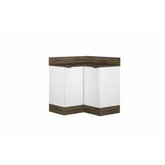 Balcão de Cozinha Canto 2 Portas Itatiaia Exclusive Branco