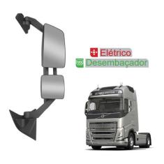 Conjunto Espelho Retrovisor LD Volvo FH 2015 a 2021 Elétrico - Fabbof