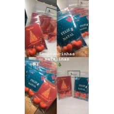 Lembrancinha Especial de Natal - saquinho com 2 sabonetes perfumados d