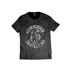 Camiseta Sons Of Anarchy Motociclistas Samcro-Masculino