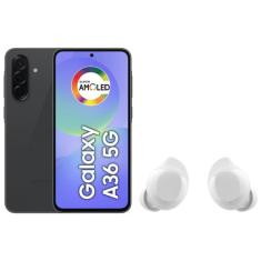 Smartphone Samsung Galaxy A36 256GB 5G 8GB RAM  - Preto + Fone de Ouvi