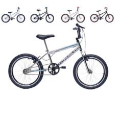 Bicicleta Aro 20 Aero Cross Infantil Bmx Freestyle - Varias Es Branco Com Azul