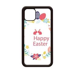 Capa Happy Easter Religion Festival Folhas Flor para iPhone 12 Pro Max para Apple Mini Mobile Case