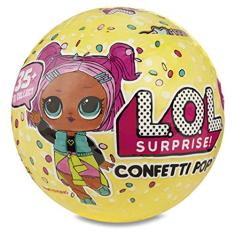 Boneca Lol Confetti Pop 9 Surpresas Candide Amarelo