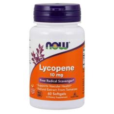 Lycopene Licopeno Prostata E Coração 10Mg (60 Sgels) Now Foo - Now Foo