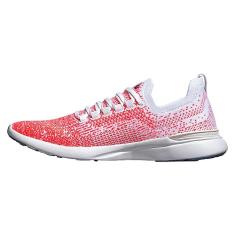 Athletic Propulsion Labs Techloom Breeze Tênis feminino, Branco/Impulse Red/Ombre, 40