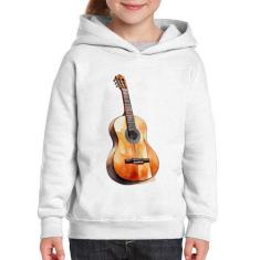 Moletom Infantil Violão - Foca na Moda, Branco, 4