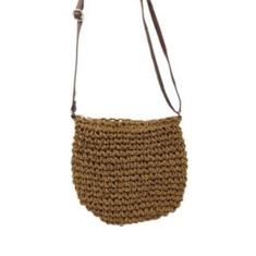 Bolsa Palha Saco Transversal Com Alça Casual Simples BL-606 - Kingleen