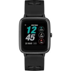 Relógio Smartwatch Mormaii MOLIFEAB/8P, Preto, Preto, 35mm