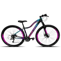 Bicicleta Aro 29 Ksw 24 V Shimano Freio Hidraulico/Trava/K7, 17", Pret