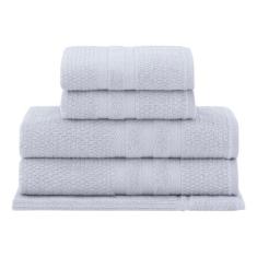 Jogo Toalha De Banho 5 Peças Buddemeyer Algodão Vanilla Extra Soft Pra