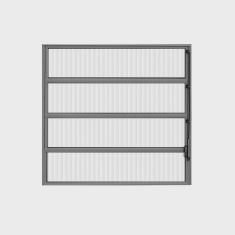 Janela de Alumínio Basculante 80x80cm Hale Esquadrias