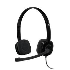 Fone headset logitech h151 3.5mm preto 981-000587