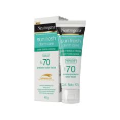 Protetor Solar Facial Pele Oleosa Neutrogena Sun Fresh Derm Care sem C