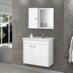 Gabinete Para Banheiro Com Cuba E Espelheira Munique