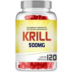 Óleo De Krill 500Mg Com 120 Cápsulas Gelatinosas - Up Sports Nutrition