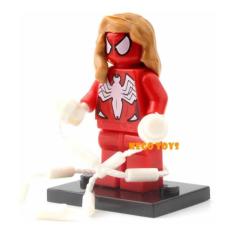 Boneco Blocos De Montar Spider Woman Mulher Aranha