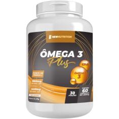 Ômega 3 Plus 60 Cápsulas NewNutrition, Natural, 60 cápsulas