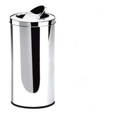Lixeira Inox 16 Litros Martinazzo Com Tampa Basculante, Inox