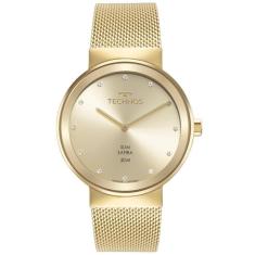 Relógio Technos Feminino Slim Dourado 1L22WM1X-Feminino