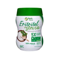 8 Adoçante Natural Eritritol + Stevia 200 g