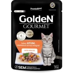Ração Úmida PremieR Pet Golden Gourmet Atum para Gatos Adultos - 70 g