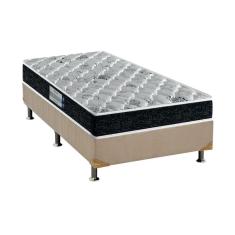 Cama Box Solteiro: Colchão Anatômico Probel D45 Firmepedic Advanced Tech2000 + Base CRC Suede Clean(88x188)