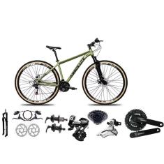Bicicleta Aro 29 Absolute Nero 5 Shimano Altus 24v Pdv Ty301 K7 Freio Hidráulico Trava Pneu Faixa-Unissex