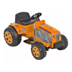 Tratorzinho Infantil Country Elétrico Amarelo 6v Biemme