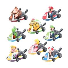 Puxe para trás Mario Figura Modelo de brinquedo