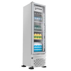 Expositor Vertical Imbera 1 Porta Vidro 229L Branco 127V VR08