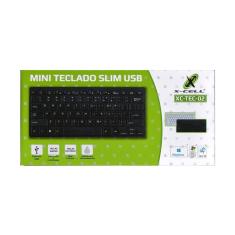 Mini Teclado Slim USB Xcell Preto XC-TEC-02