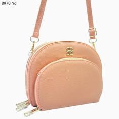 Bolsa Carteira Feminina Transversal Porta Celular com Divisões 8970 - 