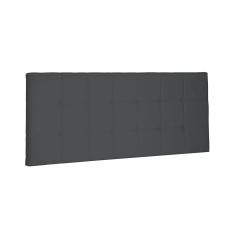 Painel Verona Cama Box Solteiro 90cm Suede cinza